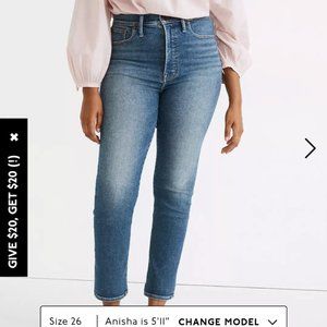 Madewell the perfect vintage jean